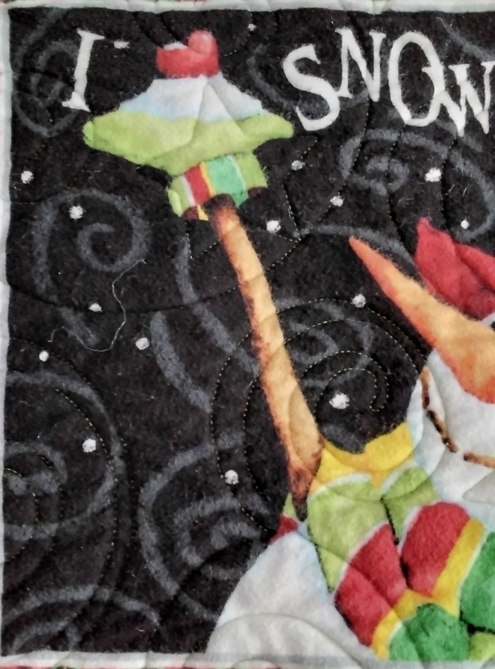 Winter Holidays Crib /Lap/Floor Quilt
